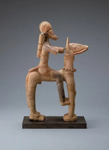 Mali Empire — Djenne Terracotta Equestrian (13th-15th cent)